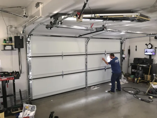 Professional garage door repair service by Palm Harbor Garage Door Repair in Palm Harbor