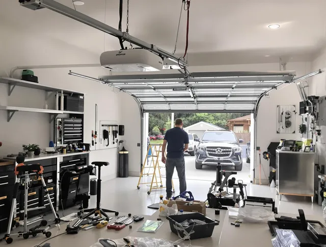 Garage door opener installation by Palm Harbor Garage Door Repair in Palm Harbor