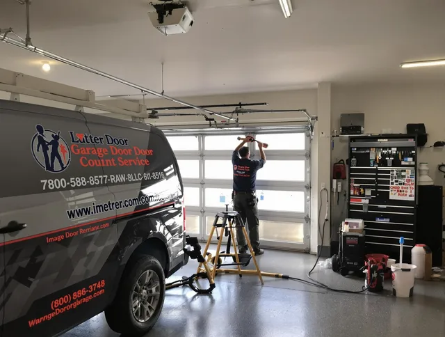 Palm Harbor Garage Door Repair team performing same-day garage door repair in Palm Harbor